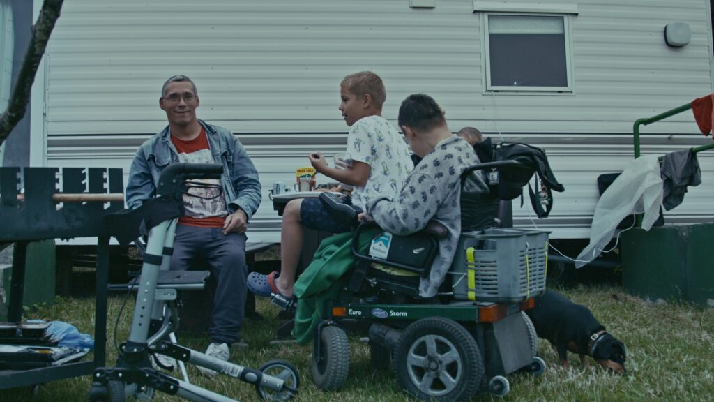 Kadr z filmu „Chłopiec, który biegnie"